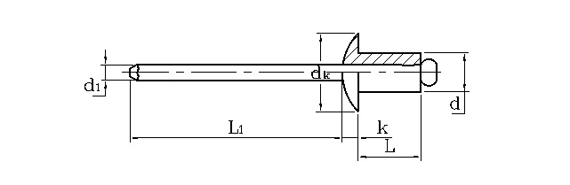 Đinh rút 4, đinh rive 4, đinh rút rive 4 inox, đinh tán 4,